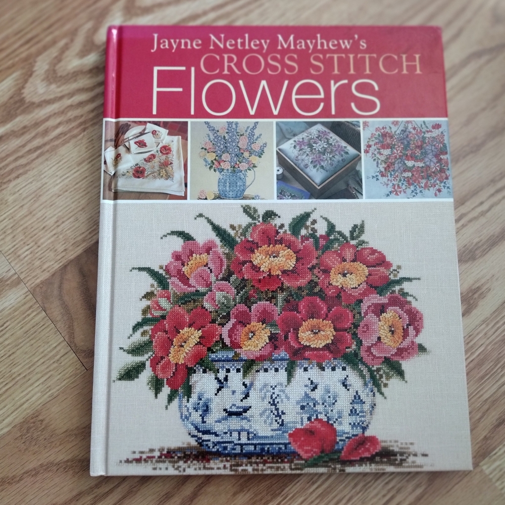 Cross Stitch Flowers Book by Jayne Netley Mayhew